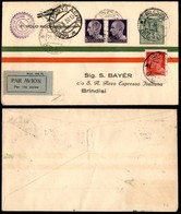 PRIMI VOLI - 1930 (21 Marzo) - A.E.I./Aero Espresso Italiano - Linea Italia Grecia Egeo - Primo Volo Postale Rodi Brindi - Otros & Sin Clasificación