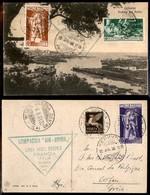 PRIMI VOLI - 1930 (8 Agosto) - A.U.L.O. - Linea Marsiglia Castelrosso - Genova Corfù (Longhi 2210 - Sass. -) - Sonstige & Ohne Zuordnung