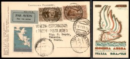 PRIMI VOLI - 1931 (2 Gennaio) - Roma Venezia - Non Catalogato - Cartolina (Padua) Della Crociera - Sonstige & Ohne Zuordnung