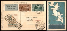 PRIMI VOLI - 1931 (4 Gennaio) - Roma Tripoli (Longhi 2304 - Sass. -) - Cartolina (Padua) Della Crociera - Other & Unclassified