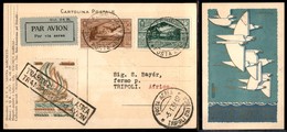 PRIMI VOLI - 1931 (4 Gennaio) - Roma Tripoli (Longhi 2304 - Sass. -) - Cartolina (Padua) Della Crociera - Altri & Non Classificati