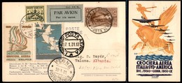 PRIMI VOLI - 1931 (17 Gennaio) - S.A.M. - Primo Corriere Vaticano Albania - Vaticano Valona (Longhi 2309 - Sass. 234A) - - Other & Unclassified