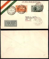 PRIMI VOLI - 1931 (2 Aprile) - A.L.I. - Linea Milano Berlino - Volo Inaugurale Roma/Centro Insbruck (Longhi 2348 Nota -  - Other & Unclassified