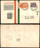 PRIMI VOLI - 1931 (11 Giugno) - S.A.N.A. - Linea Roma Tripoli - Primo Volo Vaticano Malta (Longhi 2393 - Sass. -) - 56 V - Other & Unclassified