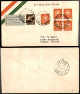 PRIMI VOLI - 1931 (6 Luglio) - S.A.M. - Linea Roma Tirana - Primo Volo Roma Tirana (Longhi 2427 - Sass. 251) - 42 Volati - Other & Unclassified