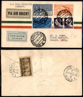 PRIMI VOLI - 1931 (23 Ottobre) - A.E.I. + Air Orient - Linea Brindisi Damasco - Brindisi Damasco (Longhi 2499 - Sass. 26 - Sonstige & Ohne Zuordnung