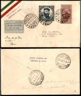 PRIMI VOLI - 1932 (5 Giugno) - S.A.M. - Volo Speciale Di Ritorno Caprera Roma (Longhi 2698 - Sass. -) - Sonstige & Ohne Zuordnung