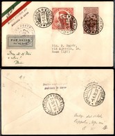 PRIMI VOLI - 1932 (5 Giugno) - S.A.M. - Volo Speciale Di Ritorno Caprera Roma (Longhi 2698 - Sass. 298) - Autografo Copp - Other & Unclassified