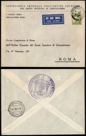 PRIMI VOLI - 1933 (4 Aprile) - Volo Speciale Gerusalemme Roma (Longhi 2807 - Sass. 320) - Other & Unclassified