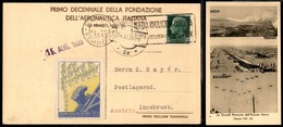 PRIMI VOLI - 1933 (22 Luglio) - Settimana Di Propaganda Aerea - Roma Insbruck (Longhi 3032 -  - Sass. -) - 15 Volate - Sonstige & Ohne Zuordnung