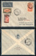 CAMPAGNA D'ETIOPIA - VOLI DI COLLEGAMENTO - 1935 (14 Novembre) - Ala Littoria - Linea Rocca Littorio Roma - Primo Volo D - Other & Unclassified