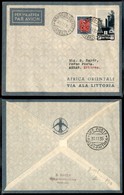 CAMPAGNA D'ETIOPIA - VOLI DI COLLEGAMENTO - 1935 (29 Novembre) - Ala Littoria - Primo Volo Massaua Rocca Littorio - Mass - Other & Unclassified