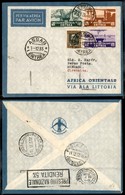 CAMPAGNA D'ETIOPIA - VOLI DI COLLEGAMENTO - 1935 (1 Dicembre) - Ala Littoria - Primo Volo Assab Roma (Sass. 399) - Assab - Sonstige & Ohne Zuordnung