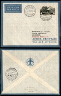 CAMPAGNA D'ETIOPIA - VOLI DI COLLEGAMENTO - 1935 (1 Dicembre) - Ala Littoria - Primo Volo Assab Mogadiscio (Sass. 398b)  - Sonstige & Ohne Zuordnung