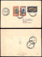 CAMPAGNA D'ETIOPIA - VOLI DI COLLEGAMENTO - 1935 (26 Dicembre) - Ala Littoria - Linea Djibouti Tripoli (Sass. 407) - Pri - Sonstige & Ohne Zuordnung