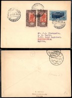 CAMPAGNA D'ETIOPIA - VOLI DI COLLEGAMENTO - 1935 (26 Dicembre) - Ala Littoria - Linea Djibouti Tripoli (Sass. 407) - Pri - Other & Unclassified