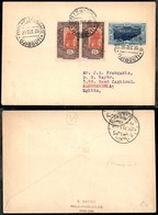 CAMPAGNA D'ETIOPIA - VOLI DI COLLEGAMENTO - 1935 (26 Dicembre) - Ala Littoria - Linea Djibouti Tripoli (Sass. 407) - Pri - Sonstige & Ohne Zuordnung