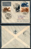 CAMPAGNA D'ETIOPIA - VOLI DI COLLEGAMENTO - 1935 (31 Dicembre) - Ala Littoria - Linea Assab Tripoli (Sass. 409) - Primo  - Sonstige & Ohne Zuordnung