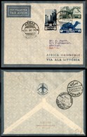 CAMPAGNA D'ETIOPIA - VOLI DI COLLEGAMENTO - 1935 (31 Dicembre) - Ala Littoria - Linea Assab Tripoli (Sass. 409) - Primo  - Otros & Sin Clasificación