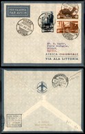 CAMPAGNA D'ETIOPIA - VOLI DI COLLEGAMENTO - 1935 (31 Dicembre) - Ala Littoria - Linea Assab Tripoli (Sass. 409) - Primo  - Otros & Sin Clasificación