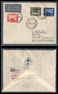 CAMPAGNA D'ETIOPIA - VOLI DI COLLEGAMENTO - 1936 (10 Gennaio) - Ala Littoria - Linea Rocca Littorio Tripoli (Sass. 410)  - Other & Unclassified