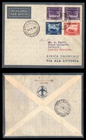 CAMPAGNA D'ETIOPIA - VOLI DI COLLEGAMENTO - 1936 (10 Gennaio) - Ala Littoria - Linea Rocca Littorio Tripoli (Sass. 410)  - Other & Unclassified