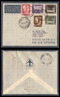 CAMPAGNA D'ETIOPIA - VOLI DI COLLEGAMENTO - 1936 (10 Gennaio) - Ala Littoria - Linea Rocca Littorio Tripoli (Sass. 410)  - Sonstige & Ohne Zuordnung