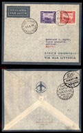 CAMPAGNA D'ETIOPIA - VOLI DI COLLEGAMENTO - 1936 (10 Gennaio) - Ala Littoria - Linea Rocca Littorio Tripoli (Sass. 410)  - Sonstige & Ohne Zuordnung