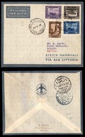 CAMPAGNA D'ETIOPIA - VOLI DI COLLEGAMENTO - 1936 (10 Gennaio) - Ala Littoria - Linea Rocca Littorio Tripoli (Sass. 410)  - Altri & Non Classificati