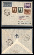 CAMPAGNA D'ETIOPIA - VOLI DI COLLEGAMENTO - 1936 (10 Gennaio) - Ala Littoria - Linea Rocca Littorio Tripoli (Sass. 410)  - Other & Unclassified