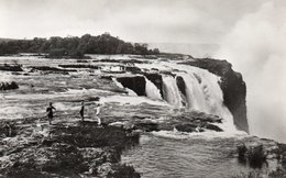 VICTORIA FALLS-THE RAPIDS ABOVE THE MAIN FALLS AS SEEN FROM CATARACT ISLAND - Zimbabwe