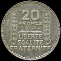 LaZooRo: France 20 Francs 1934 XF / UNC - Silver - 20 Francs