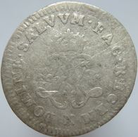 LaZooRo: France 4 Sols 2 Deniers 1693 X Not In Krause - Silver - 1643-1715 Louis XIV The Great