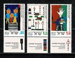 Israël 1993  Yv 1211/13**, SG 1213/15**, 1167/69**  MNH - Usados (con Tab)