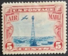 Estados - Unidos: Año. 1928 - AV. ( Faro De Sherman, Rockiy Mountains ) - 1b. 1918-1940 Unused