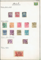 Small Collection Of  +/- 70 Old Stamps (o) From Brazil (Brésil) - Collections, Lots & Series