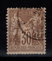 Sage Type I YV 69 Pas Aminci Oblitere Bien Centré Cote 10 Euros - 1876-1878 Sage (Typ I)
