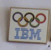 AB163 Pin's ALBERTVILLE IBM Informatique JO Jeux Olympiques 21mm X18mm Egf Achat Immédiat - Informatique