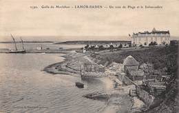 Larmor-Baden           56    Un Coin De La Plage Et Le Débarcadère  (voir Scan) - Autres & Non Classés