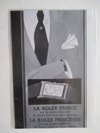 Montres De Luxe R O L E X   - Coupure De Presse De 1932 - Autres & Non Classés