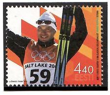 Estonia 2002 .Andrus Veerpalu (Gold Medal In Salt Lake). 1v:4.40.    Michel # 434 - Estland