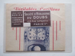 Horloge Carillon Du Doubs   - Coupure De Presse - Orologi Da Muro