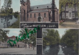 Grüße Aus Metelen, Colorierte Karte Um 1960 - Steinfurt