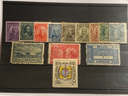 Brasil Nº 129/34, 137, 139/40, 147/49, 187. Año 1906/24. - Unused Stamps