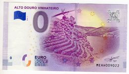 2018-1 BILLET TOURISTIQUE PORTUGAL 0 EURO SOUVENIR N°MEAH009024 ALTO DOURO VINHATEIRO Vigne Raisin - Privatentwürfe