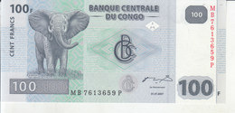 Democratische Republiek Congo - 100 Francs - République Démocratique Du Congo & Zaïre