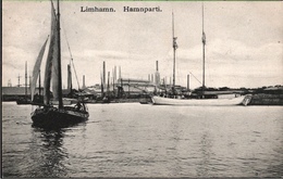 ! Alte Ansichtskarte Aus Limhamn Schweden, Sweden, Malmö, Hafen, Harbour, Schiffe, Ships,  1906, An Paul Karstadt Lübeck - Svezia