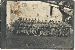 PHOTO FRANÇAISE - POILUS DU 16e RI A MONCHY HUMIERES PRES DE COUDUN - COMPIEGNE - OISE - GUERRE 1914 1918 - 1914-18