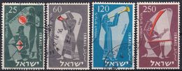 ISRAEL 1955 Mi-Nr. 114/17 O Used - Oblitérés (sans Tabs)