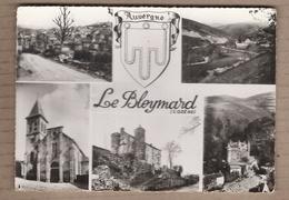 CPSM 48 - LE BLEYMARD - TB PLAN Multivue Dont Route Centre Village , Eglise , Châteaux , Etc... 1960 - Le Bleymard